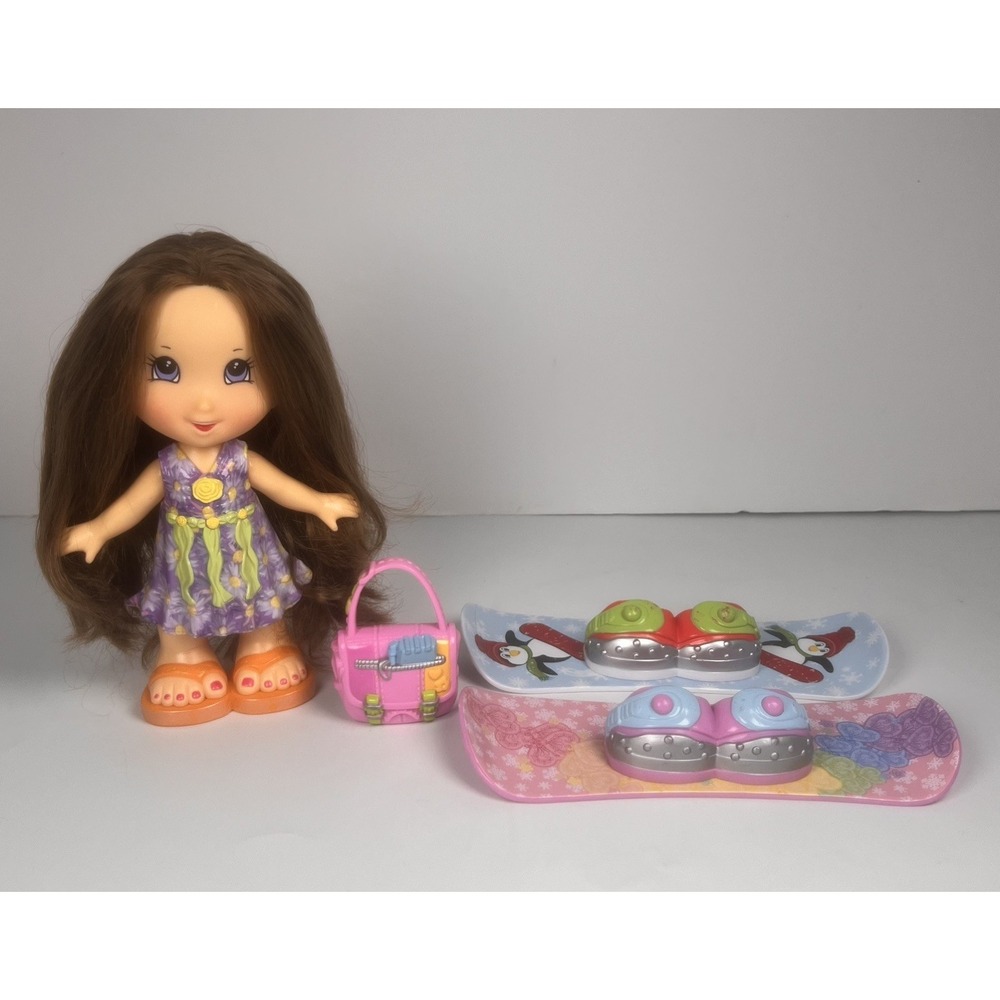 Fisher Price Snap N Style Gabriela Doll Brown Hair Violet Eyes Dress Up Y2K VTG